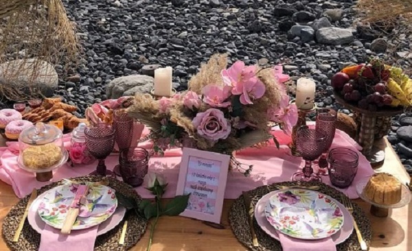 Kolacja na plaży na Teneryfie