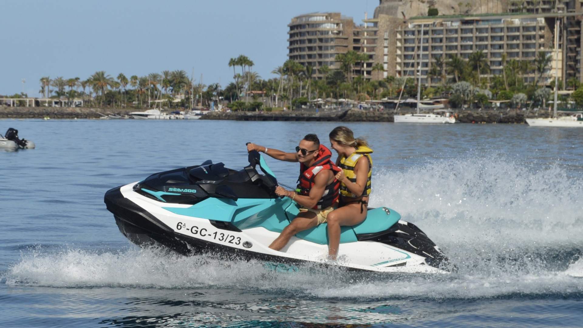 Jet sky - rajd wodny na Gran Canarii - obrazek 3